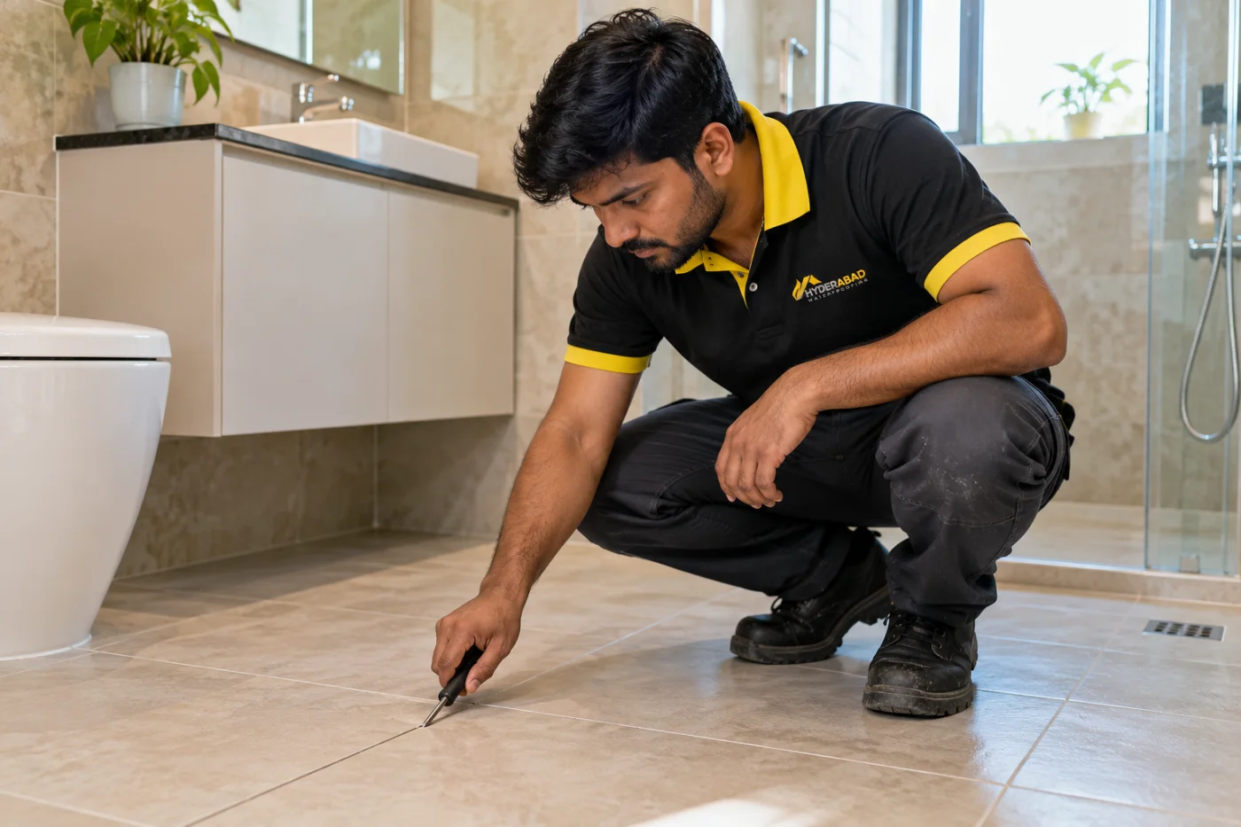 Bathroom Grouting Treatment in Hyderabad