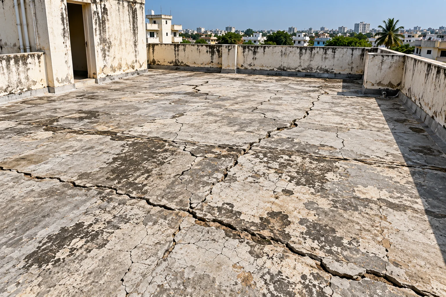 Before Waterproofing Treatment Hyderabad